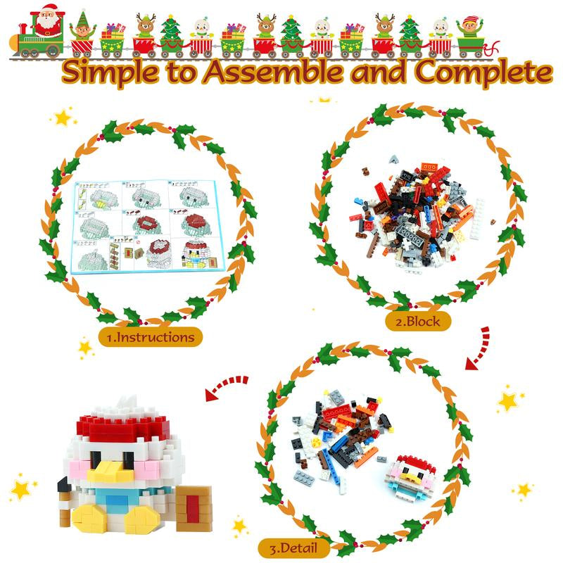 2025 Advent Calendar Mini Building Blocks, 24 Days Small Advent Calendars Toys Fillers Christmas Calendar Countdown for Kids 6+ Diy Kits Magnetic Blocks